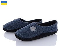 Тапочки Inblu 272-4 хутро т.синій в магазине Фонтан Обуви