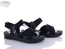 Босоножки Qq Shoes H5339 black батал в магазине Фонтан Обуви