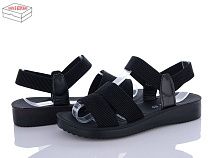 Босоножки Qq Shoes H5351 black батал в магазине Фонтан Обуви