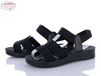 Босоножки Qq Shoes H5337 black батал в магазине Фонтан Обуви